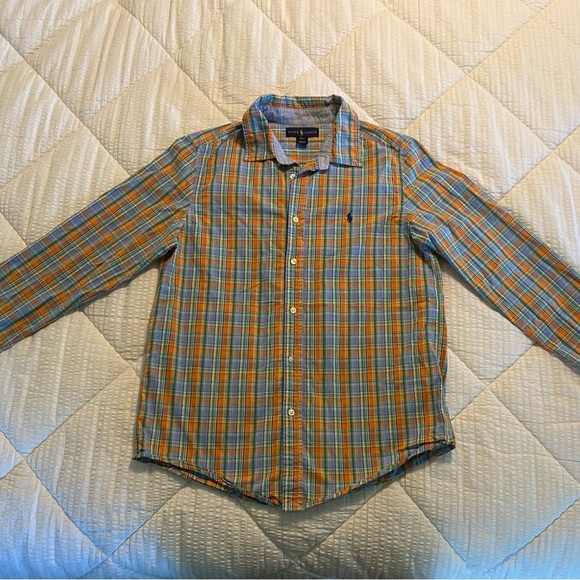 Ralph Lauren Boy’s Plaid Button Down Shirt                   Sz: XL (18-20) - Picture 2 of 5